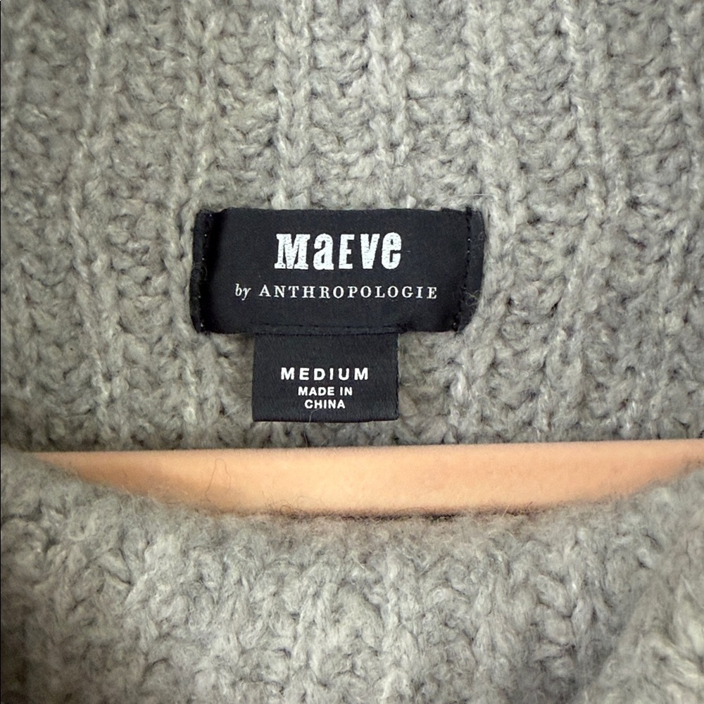 Anthropologie Heather Gray  Sweater - Picture 2 of 5